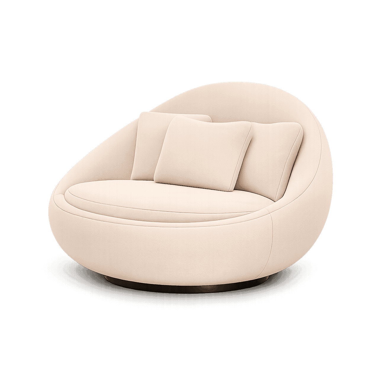 Round Swivel Lounge Chair