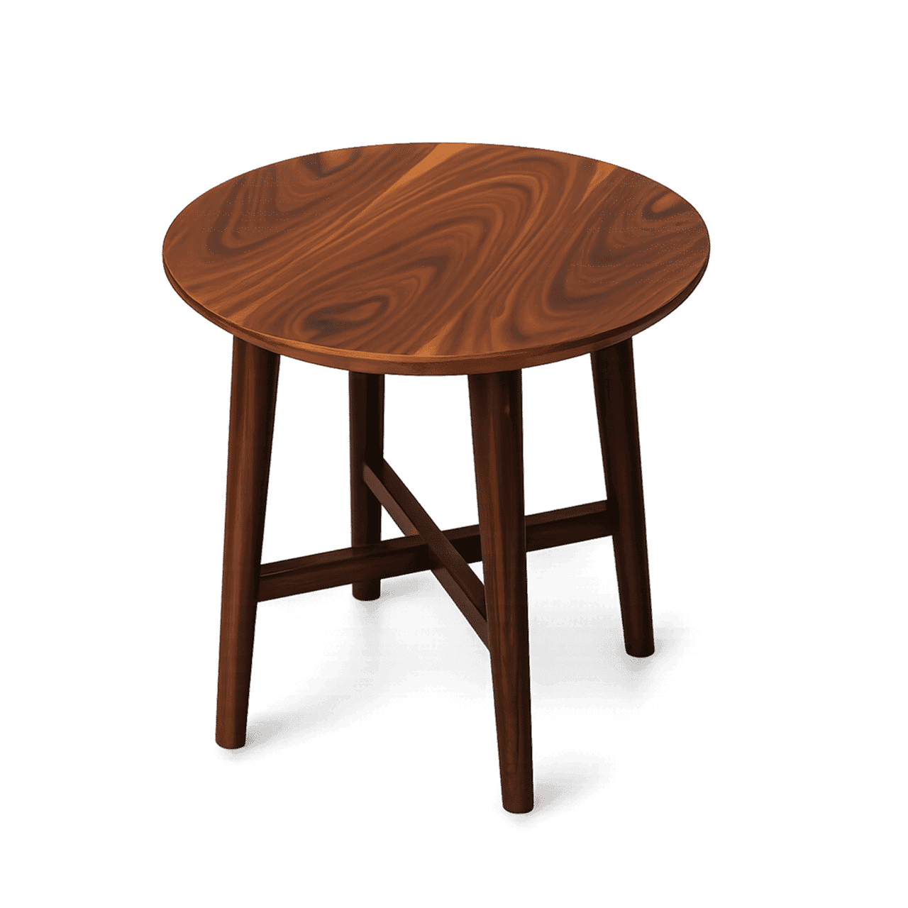 Wooden Round Side Table
