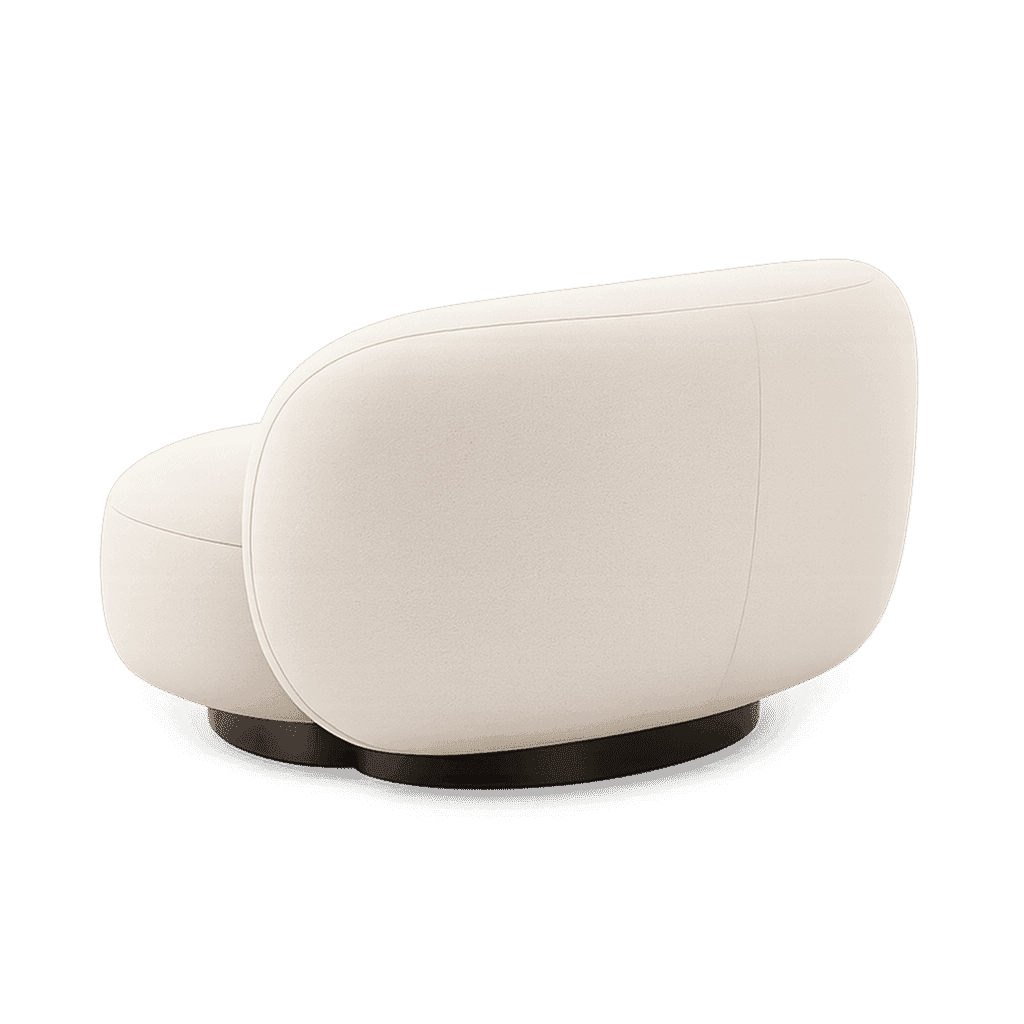 Bouclé Swivel Accent Chair